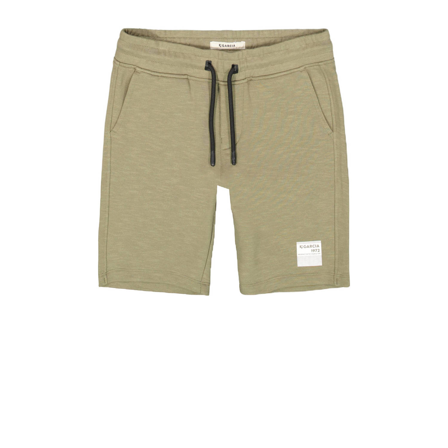 Garcia sweatshort groen Korte broek Effen 134 | Korte broek van