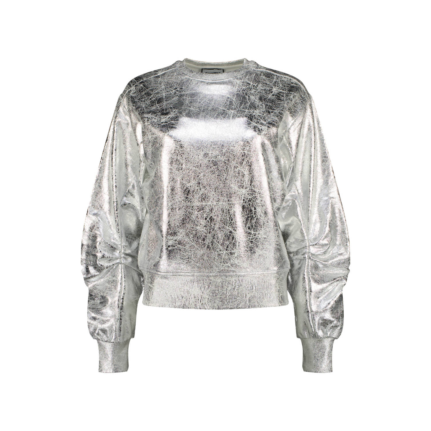 Raizzed metallic sweater zilver
