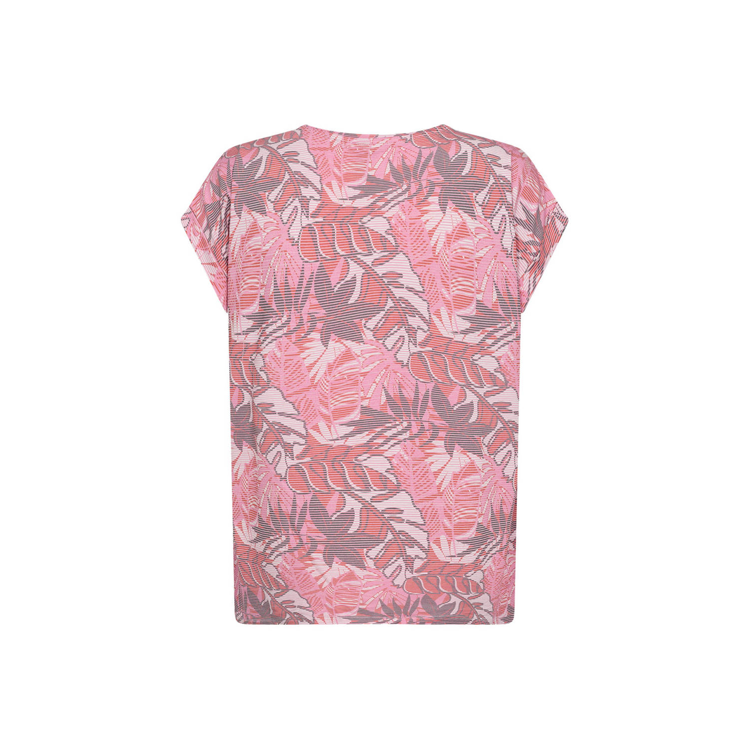 Soyaconcept top GALINA met all over print roze