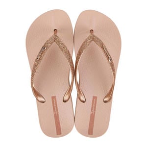 Anatomic Lolita teenslippers met glitters lichtroze