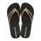 Ipanema teenslippers zwart/goud