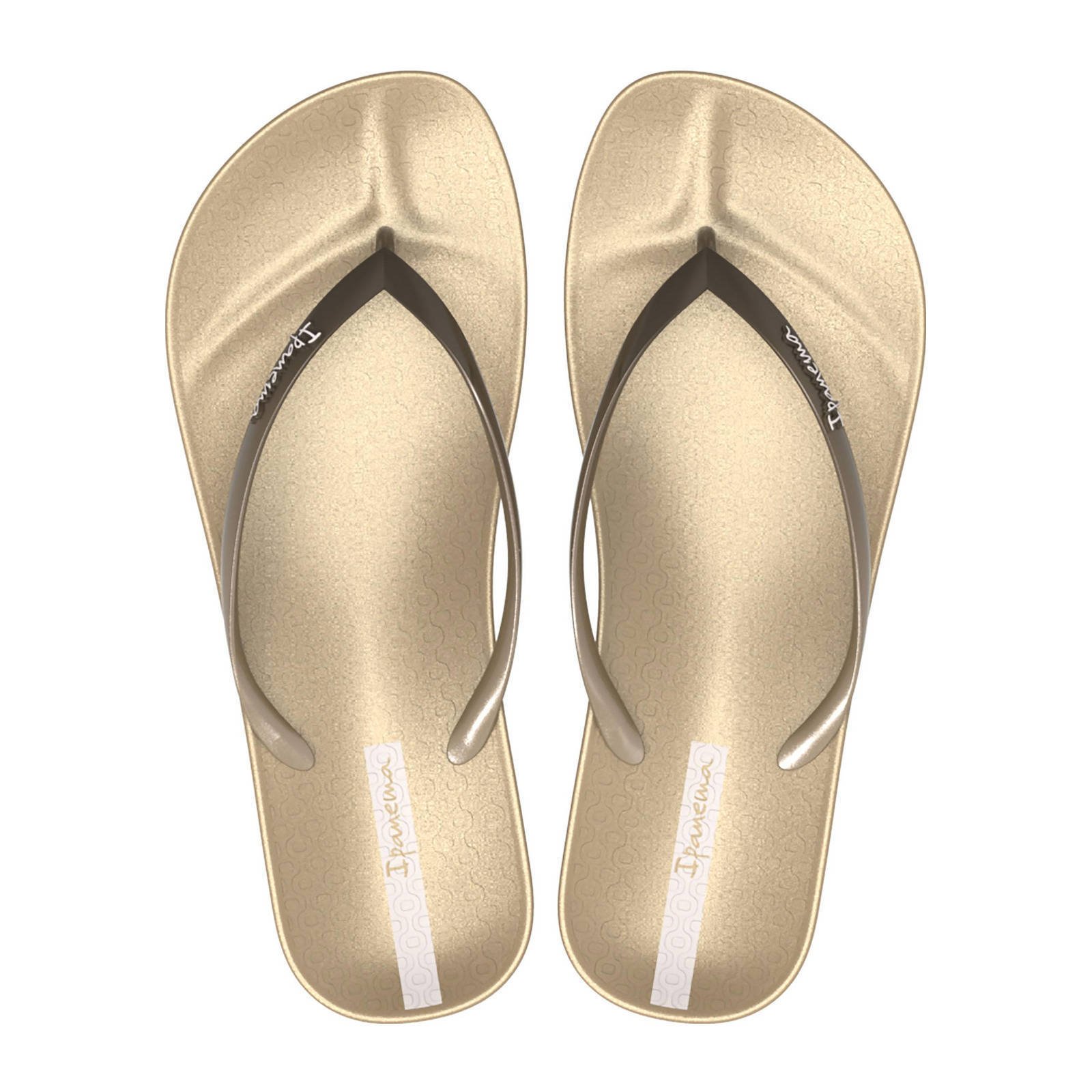 Gouden teenslippers sales