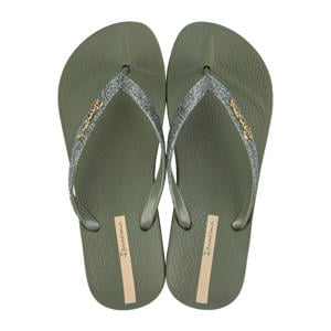 Anatomic Lolita teenslippers met glitters groen
