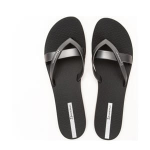Kirei teenslippers zilver/zwart