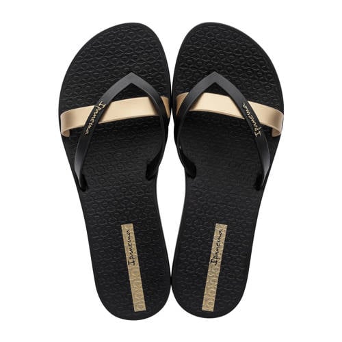 Ipanema Kirei teenslippers zwart/goud afbeelding