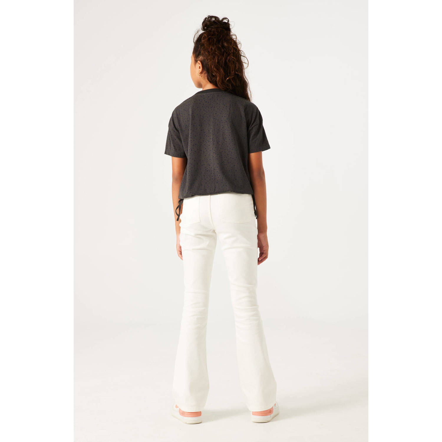 Garcia T-shirt van polyester grijs