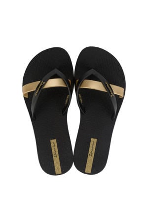 Kirei teenslippers zwart