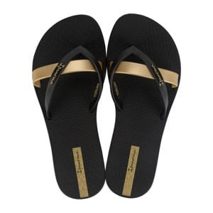 Kirei teenslippers zwart