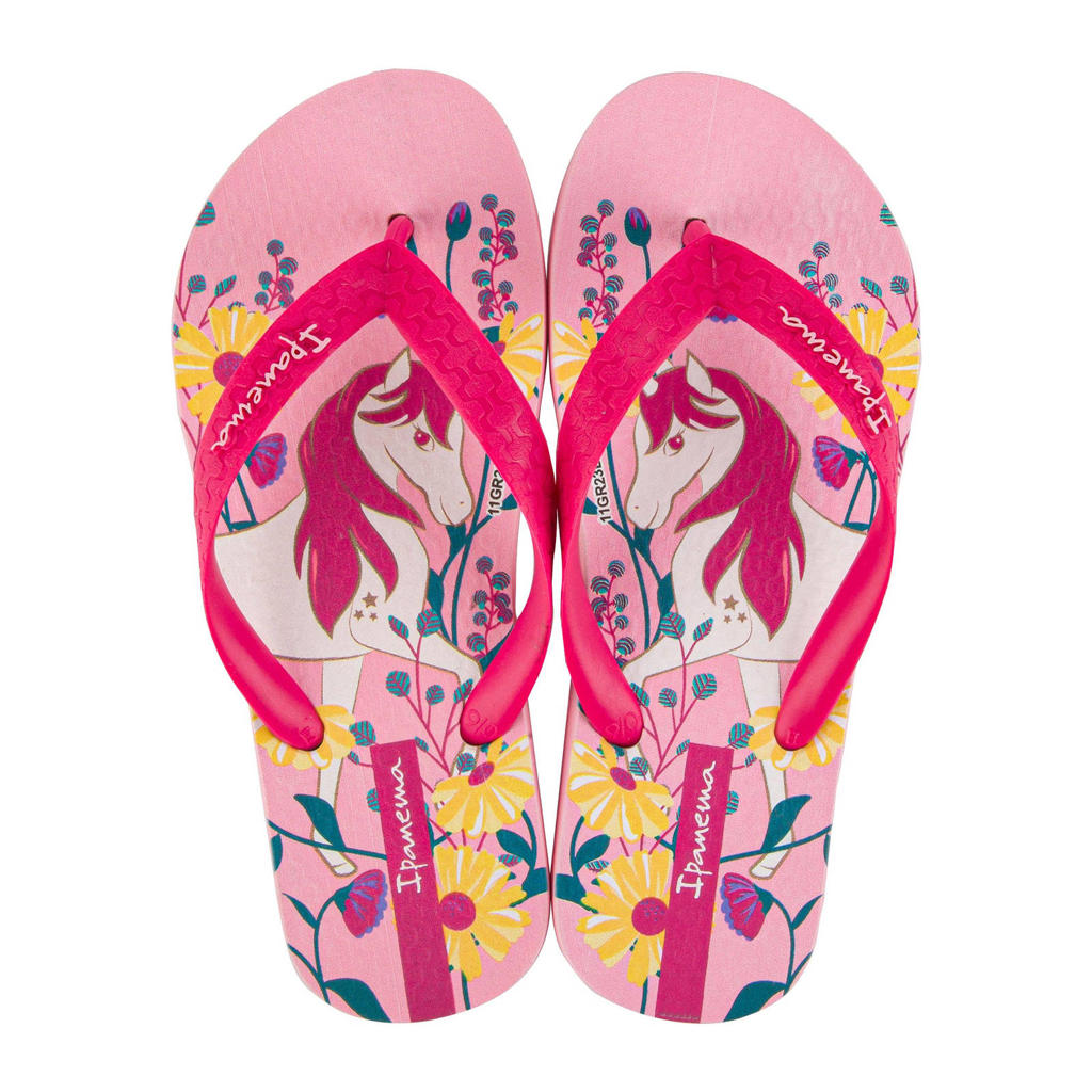 Roze meisjes Ipanema Temas teenslippers van rubber 