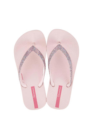 Anatomic Lolita teenslippers met glitters lichtroze