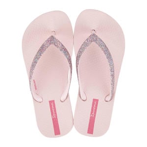 Anatomic Lolita teenslippers met glitters lichtroze