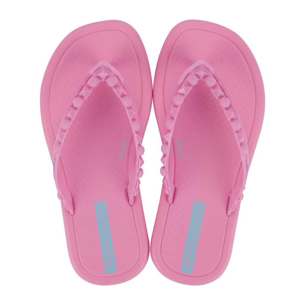 Roze meisjes Ipanema Meu Sol Kids teenslippers van rubber 