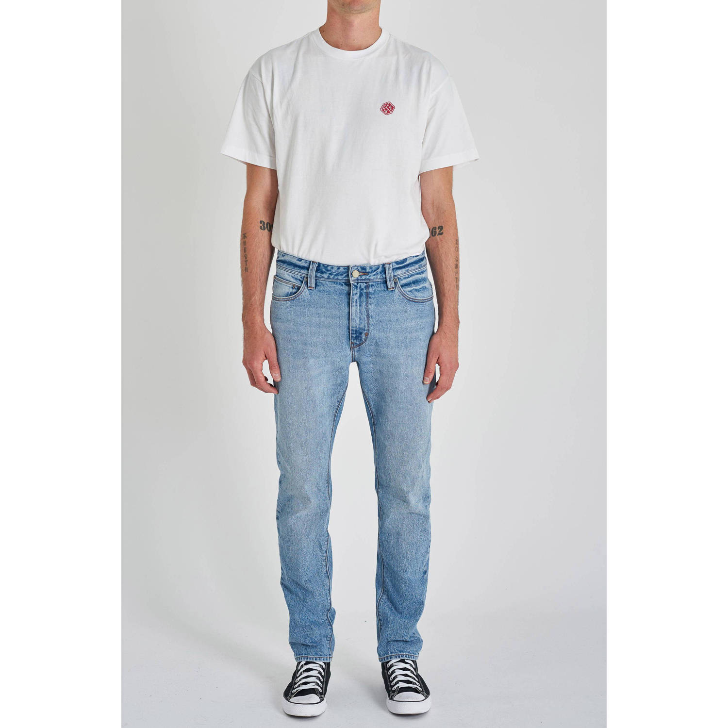 Abrand Jeans slim fit jeans DEXTER mid vintage blue