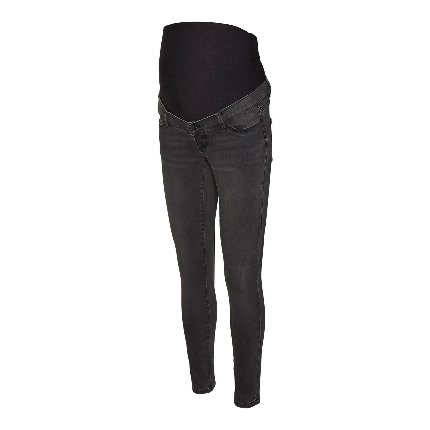 VERO MODA MATERNITY zwangerschaps slim fit jeans VMMLARA grey denim Grijs XL