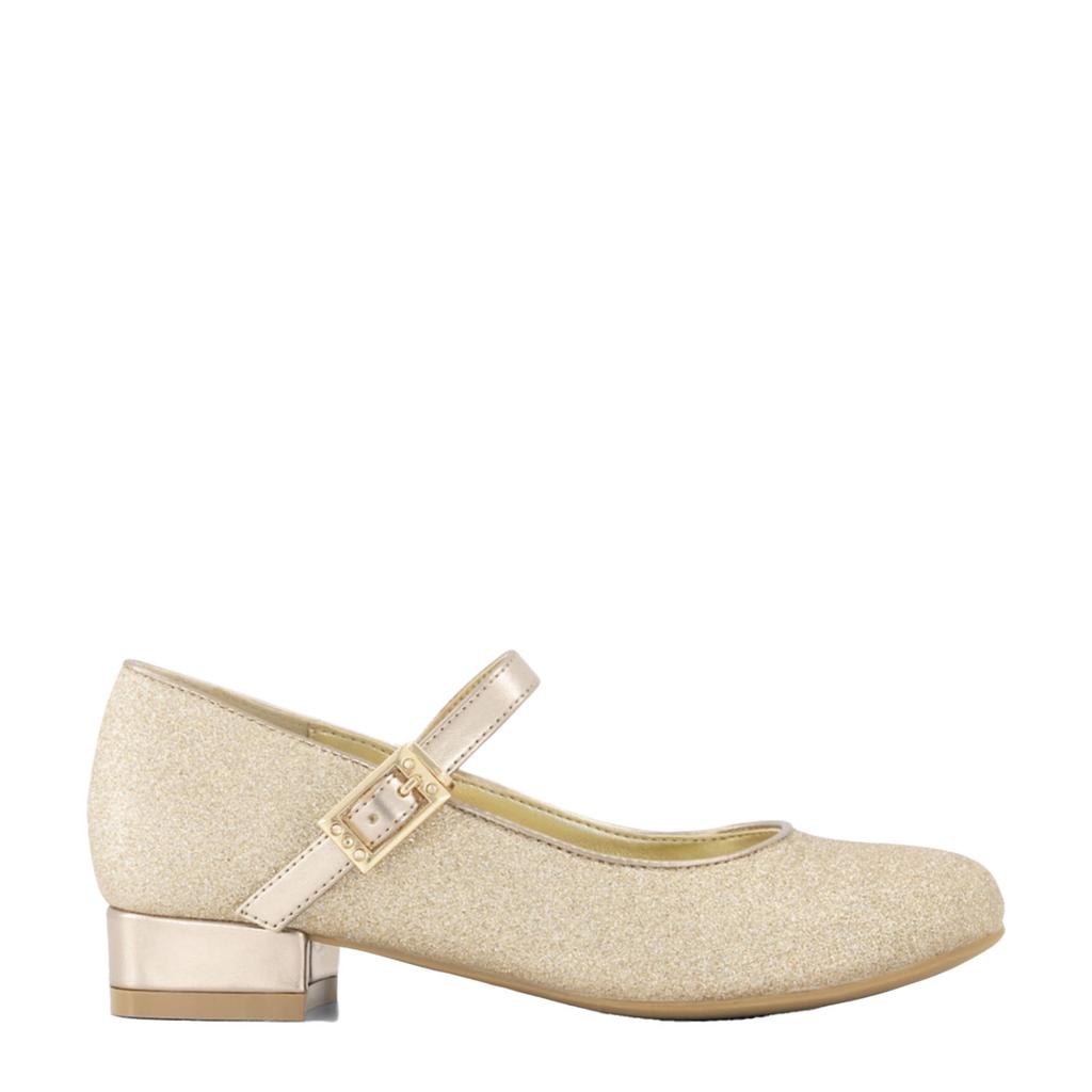 Gouden meisjes Graceland ballerina's met glitters met gesp