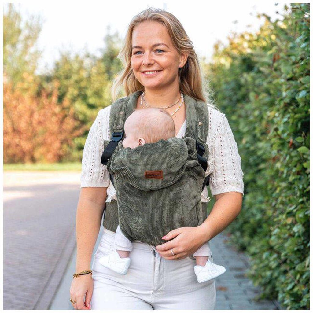 Bykay Click Carrier Classic Ribbed Velvet Aanbieding bij Baby-Dump