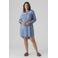 VERO MODA CURVE blousejurk VMSILA blauw