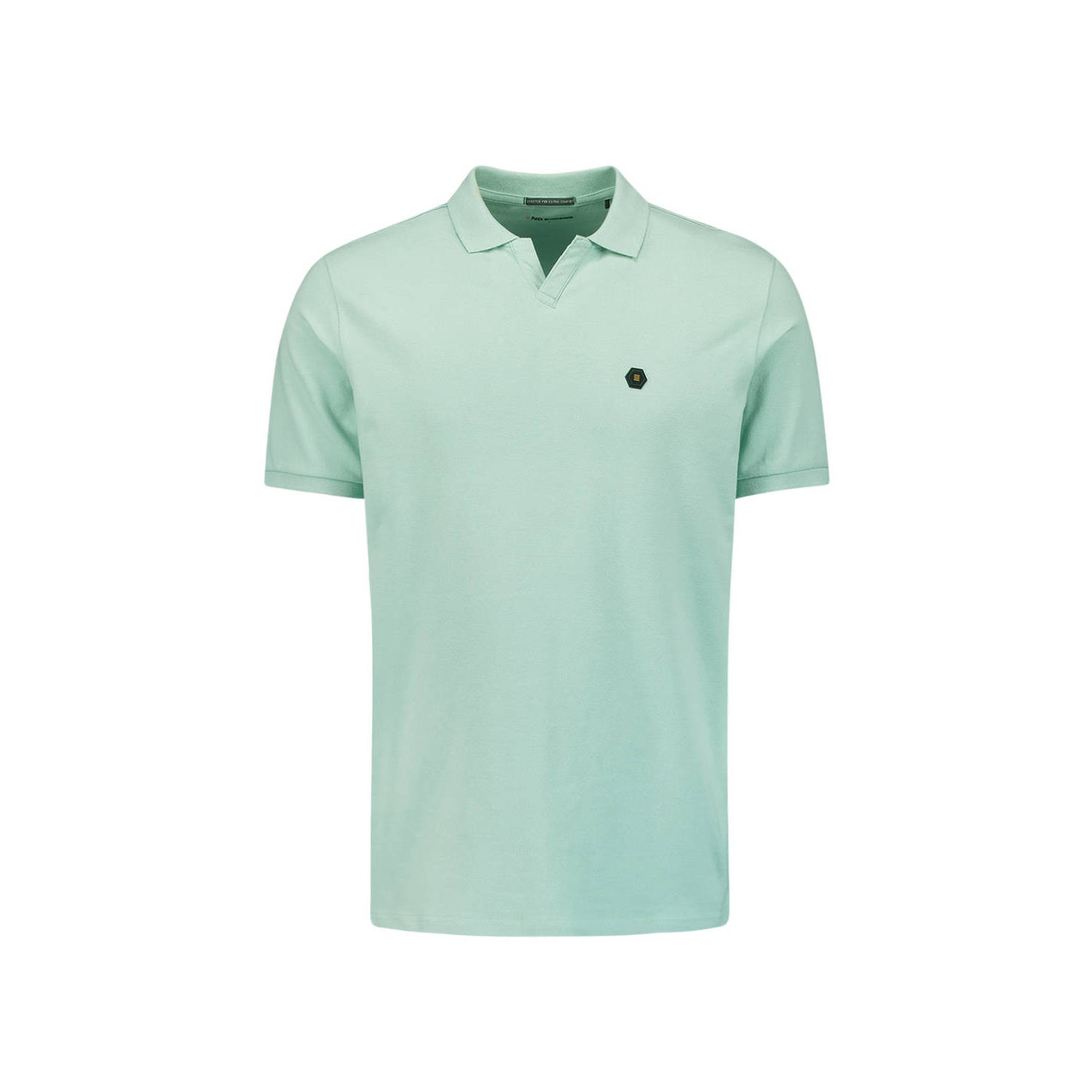 No Excess regular fit polo met logo mint