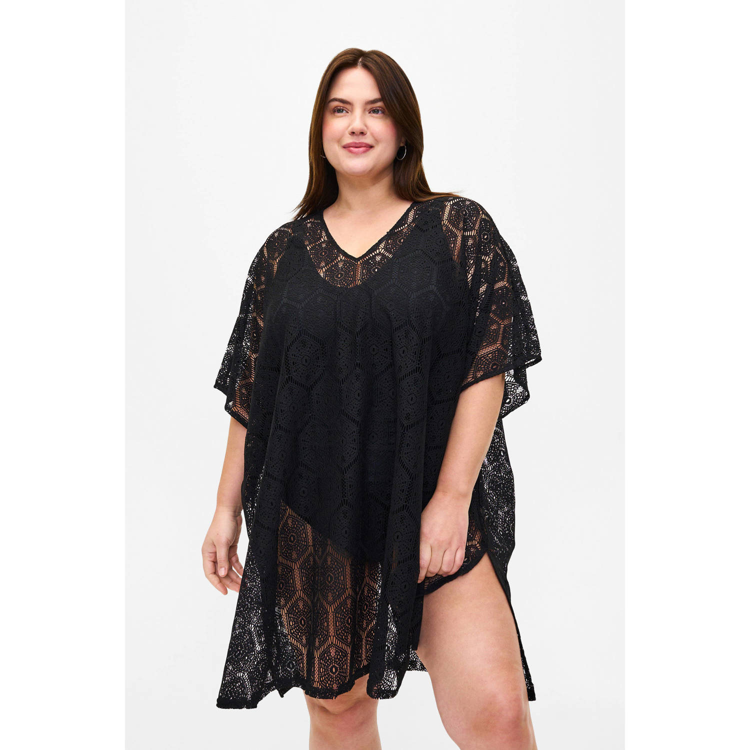 Zizzi strandtuniek SELSA zwart