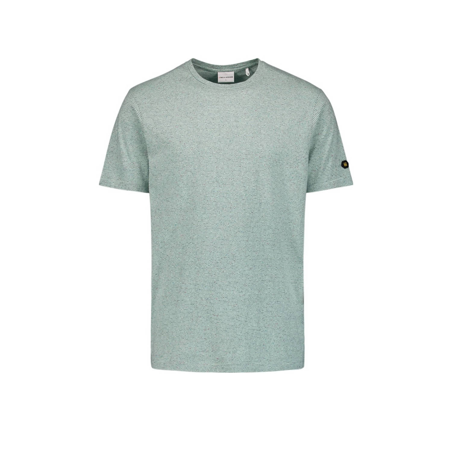 No Excess gestreept T-shirt mint