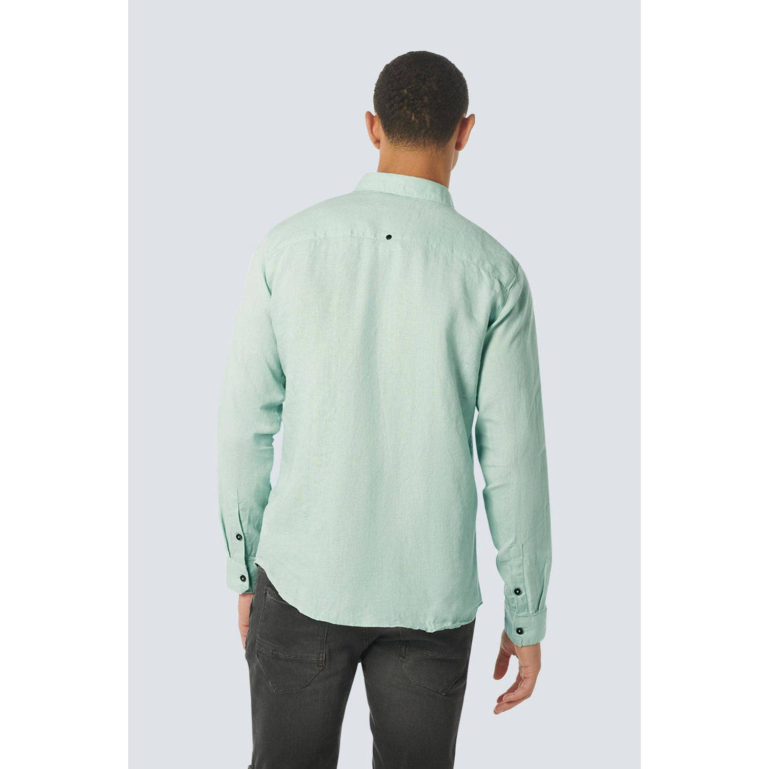 No Excess regular fit overhemd met logo mint