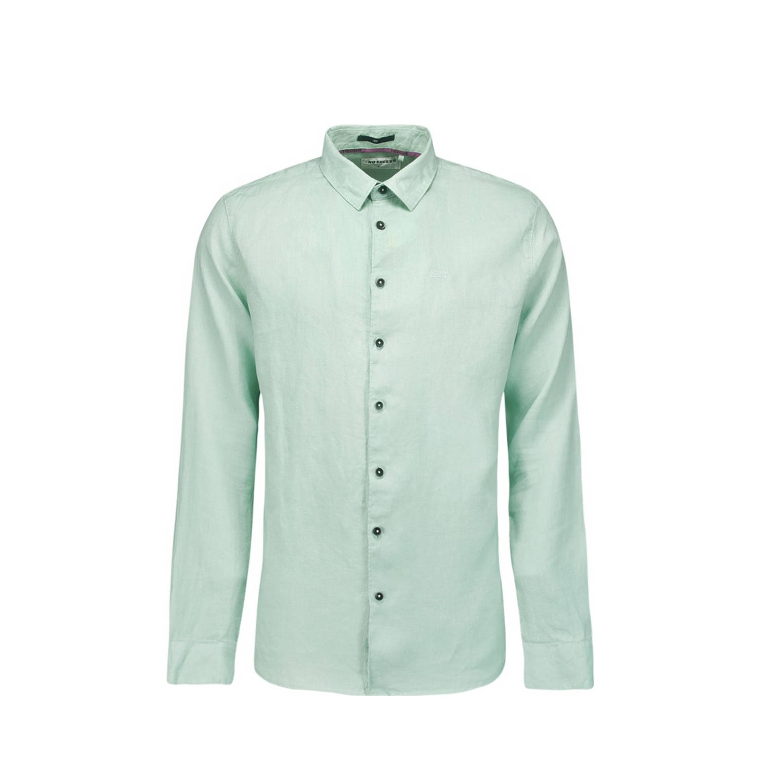 No Excess regular fit overhemd met logo mint