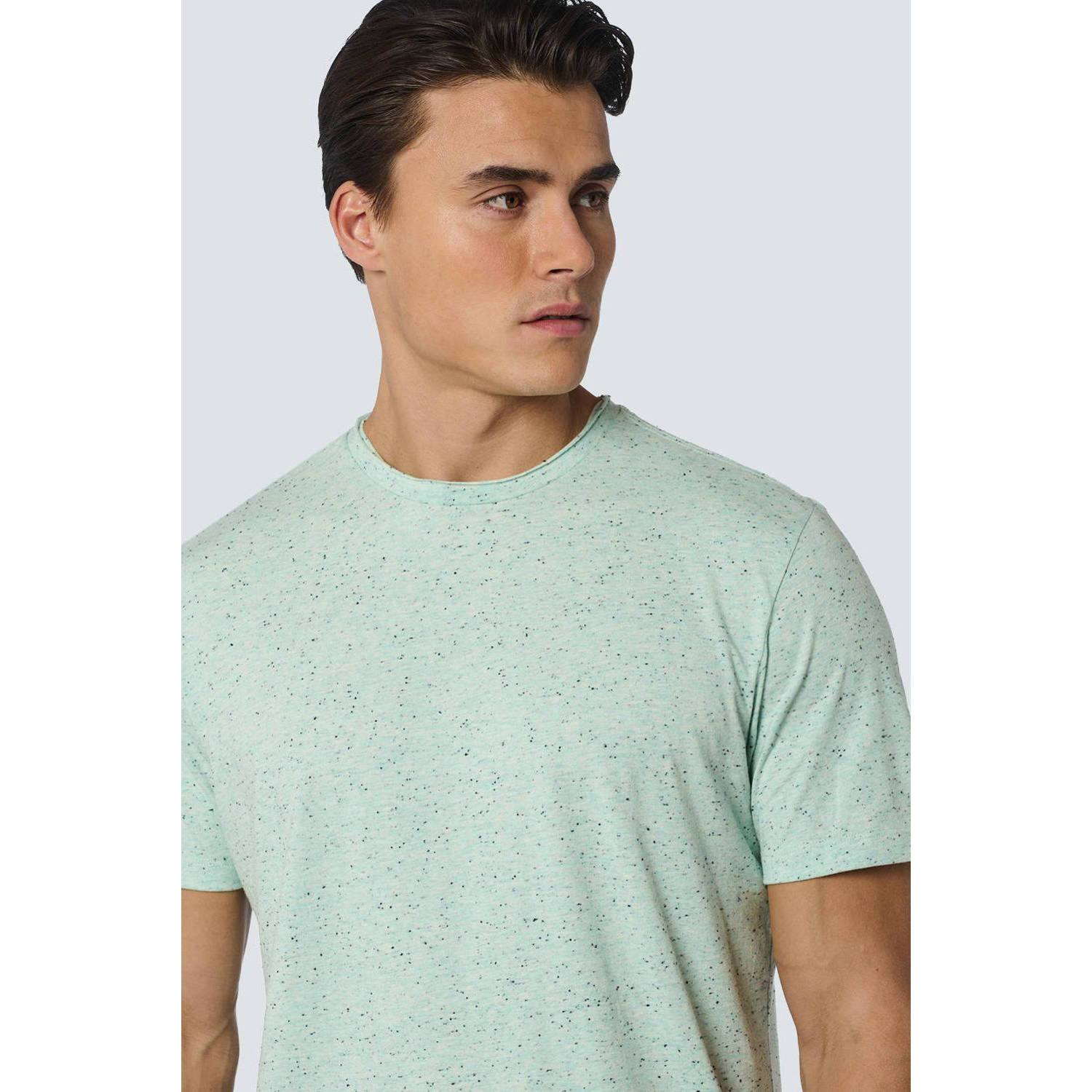 No Excess gemeleerd T-shirt mintgroen