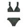 Shiwi triangel bikini Bella met ruches groen/zwart
