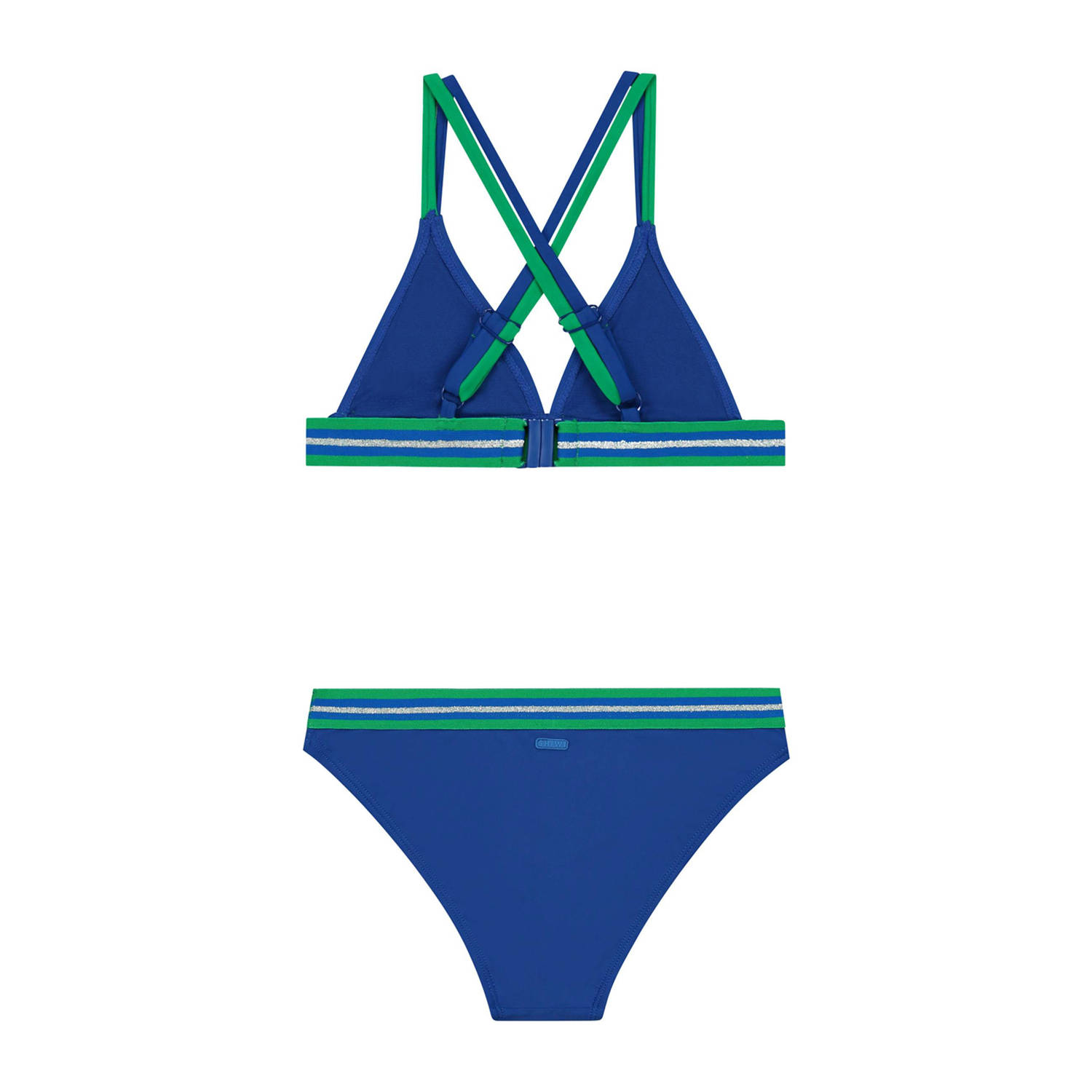 Shiwi triangel bikini Luna blauw groen