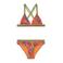 Shiwi triangel bikini Luna oranje/groen