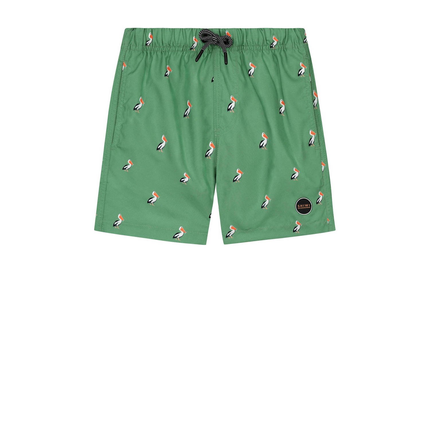 Shiwi zwemshort groen Jongens Gerecycled polyester All over print 98 104