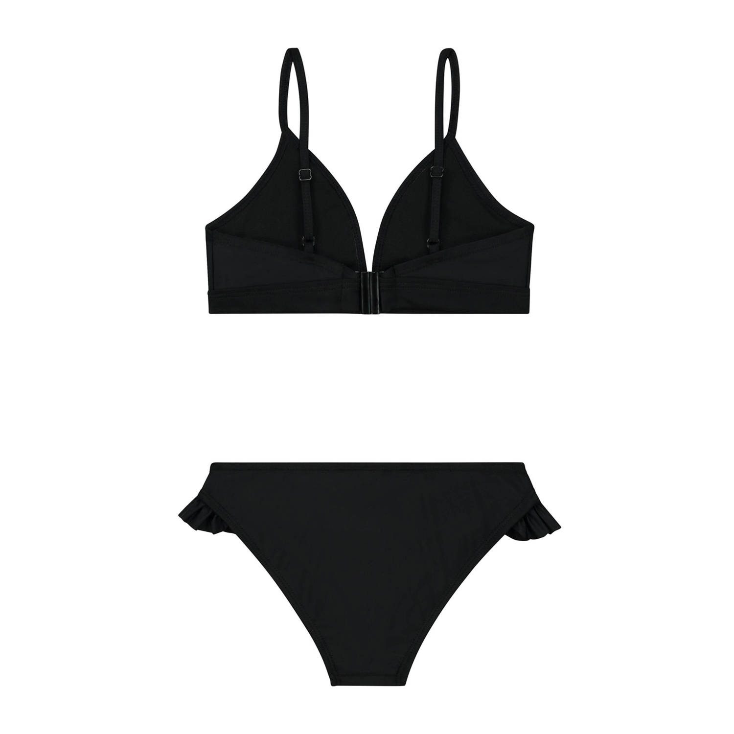 Shiwi triangel bikini Blake met ruches zwart