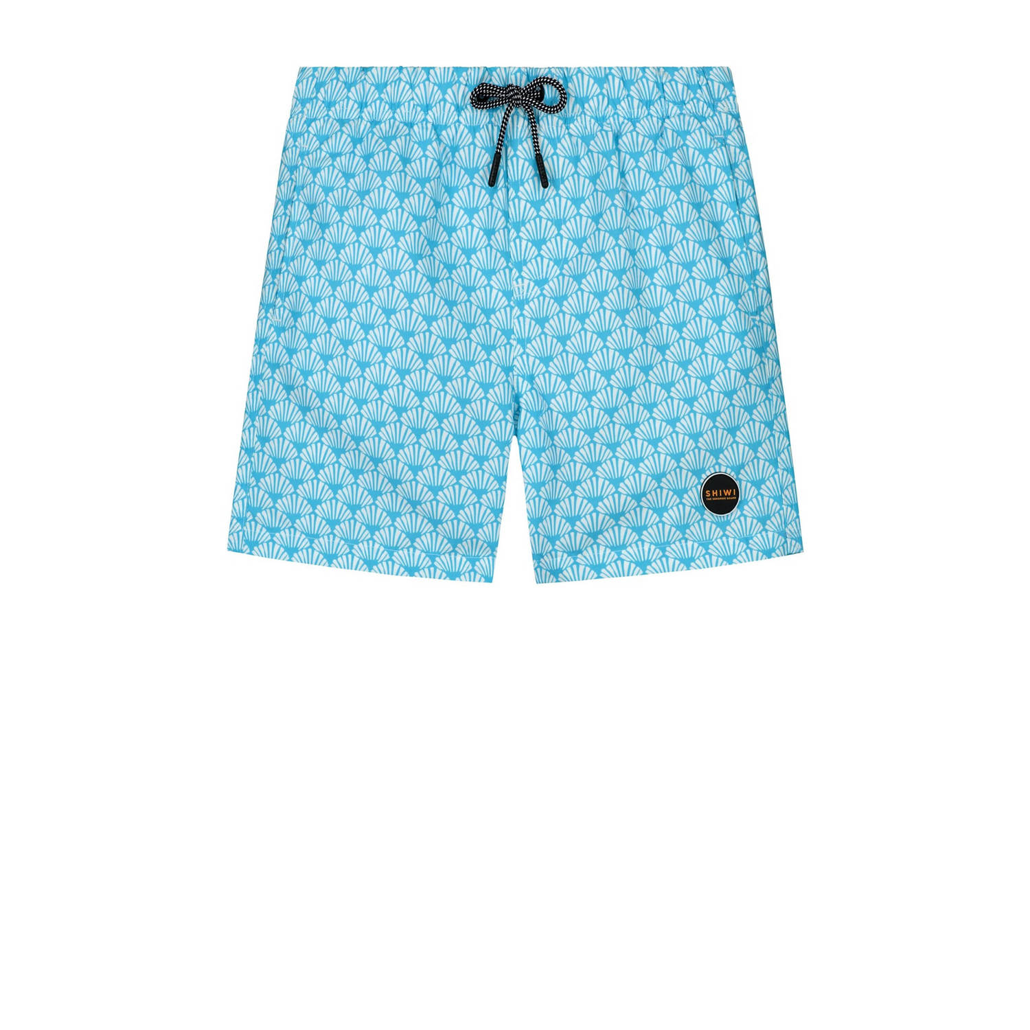 Shiwi zwemshort lichtblauw Jongens Polyester All over print 110 116