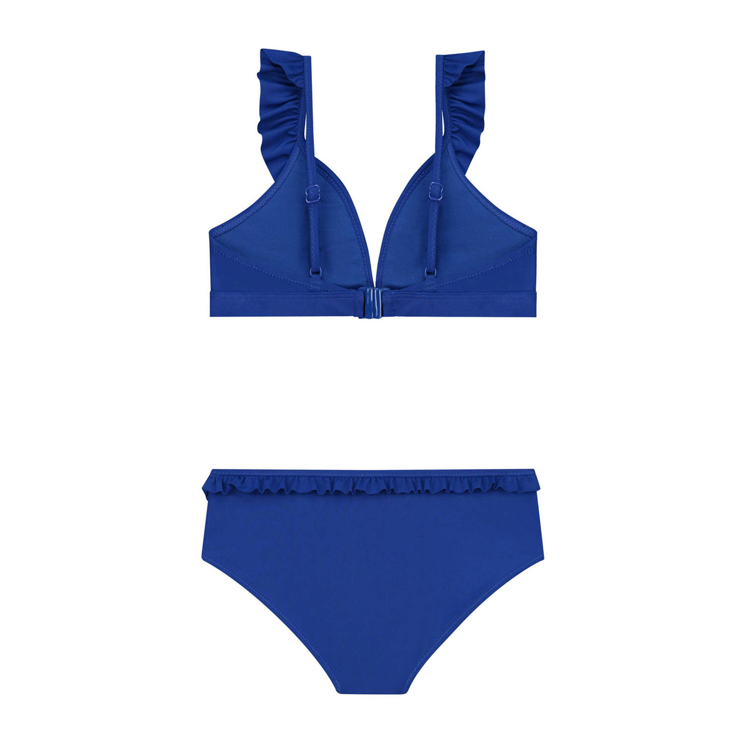 Shiwi triangel bikini Bella met ruches blauw