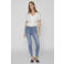 VILA skinny jeans VISARAH medium blue denim