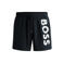 BOSS zwemshort Octopus met logo zwart