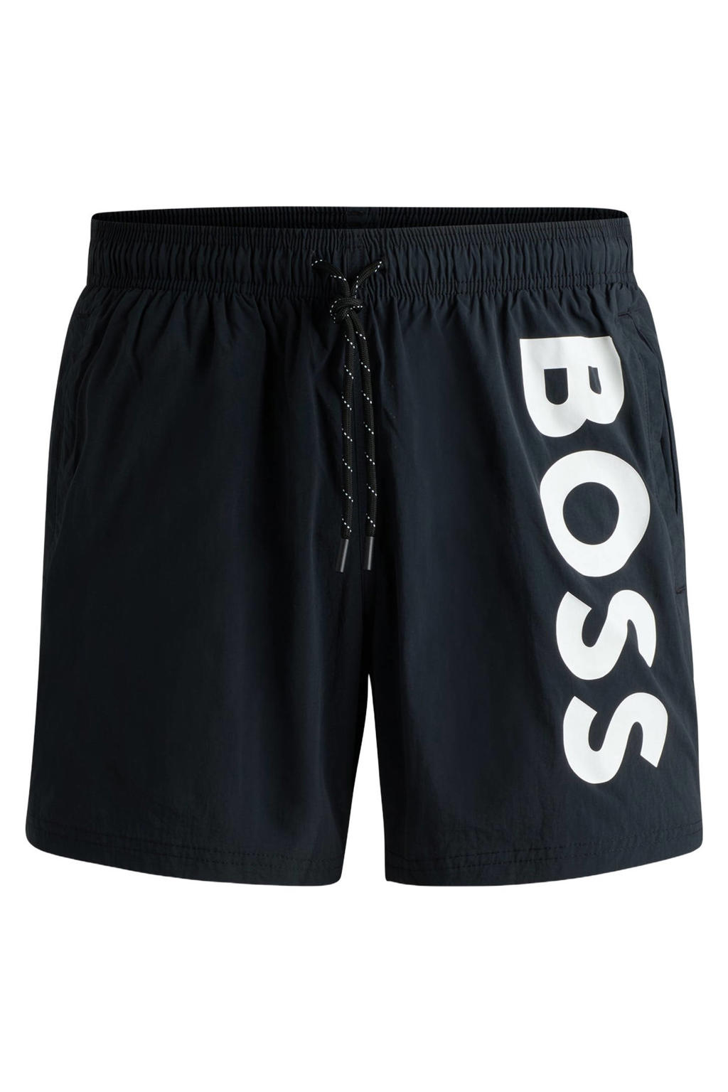 BOSS zwemshort Octopus met logo zwart