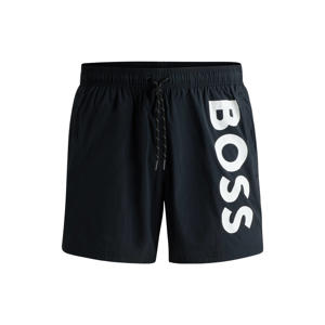 zwemshort Octopus met logo zwart