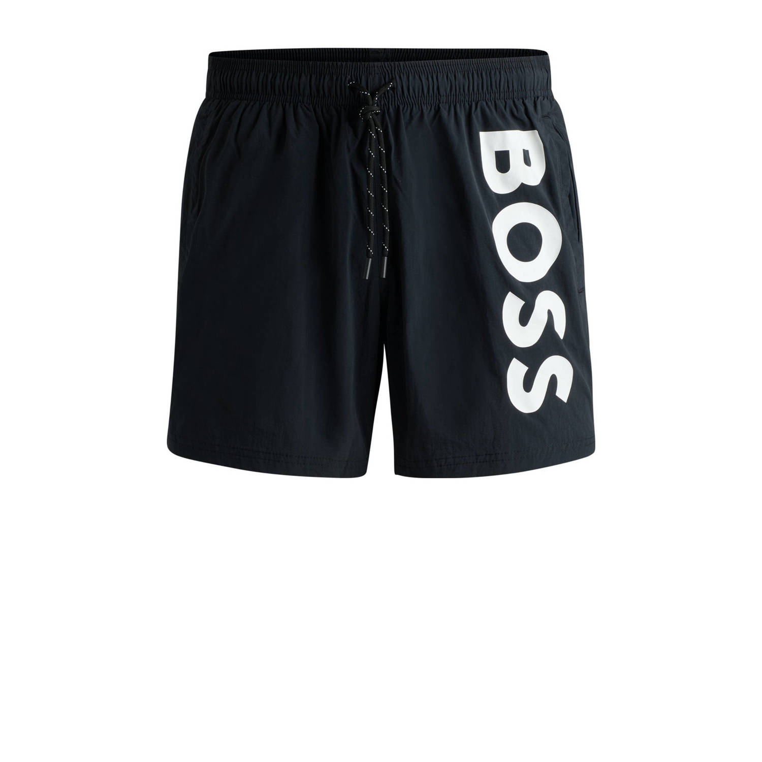 BOSS Zwemshort Octopus Met logotekst elastische tailleband met koord