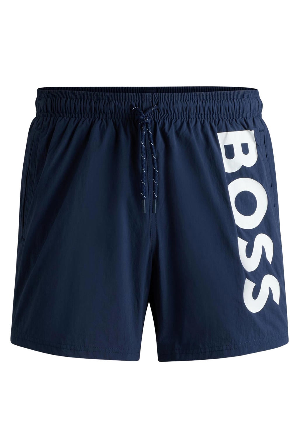 BOSS zwemshort Octopus met logo donkerblauw