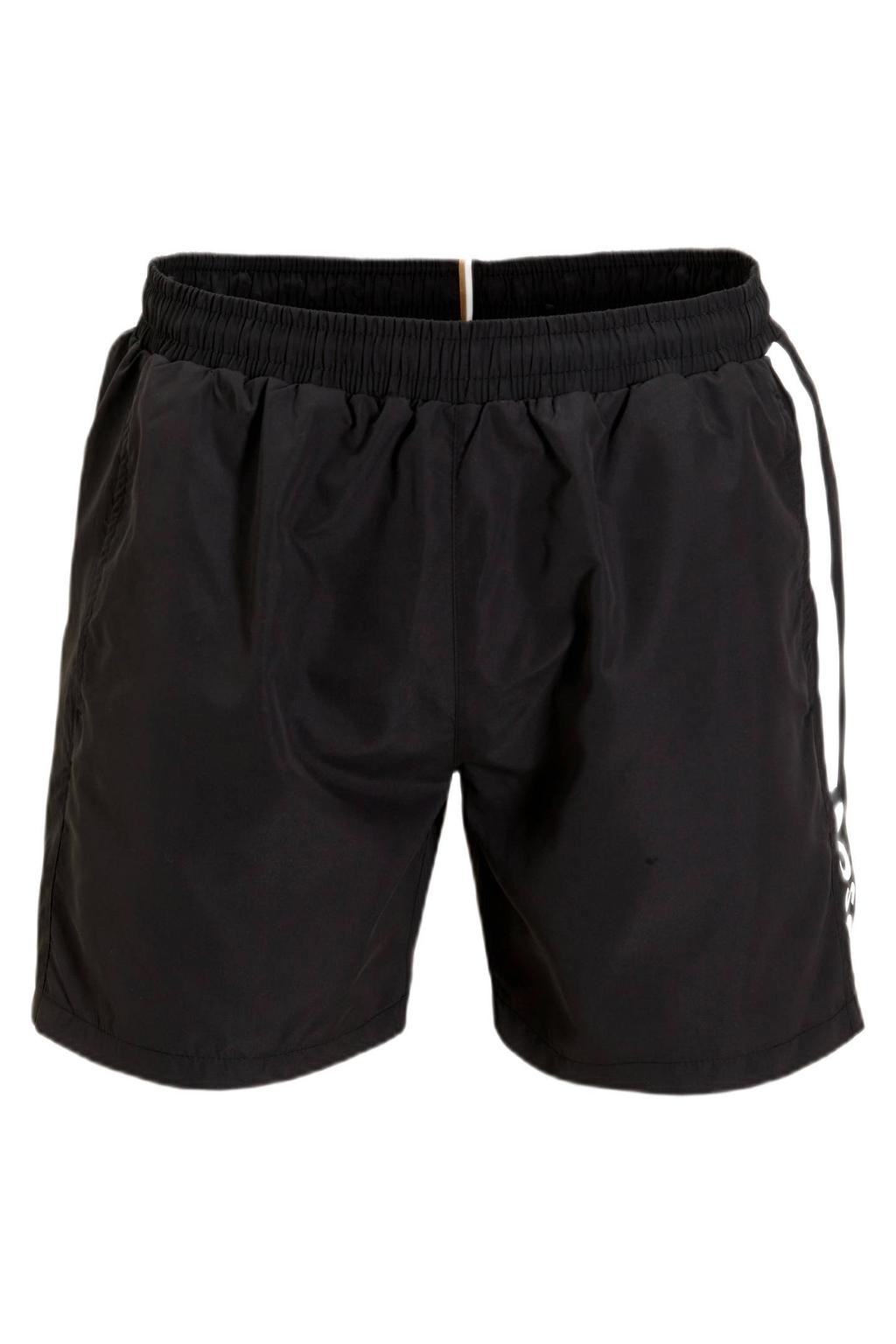 BOSS zwemshort Dolphin zwart