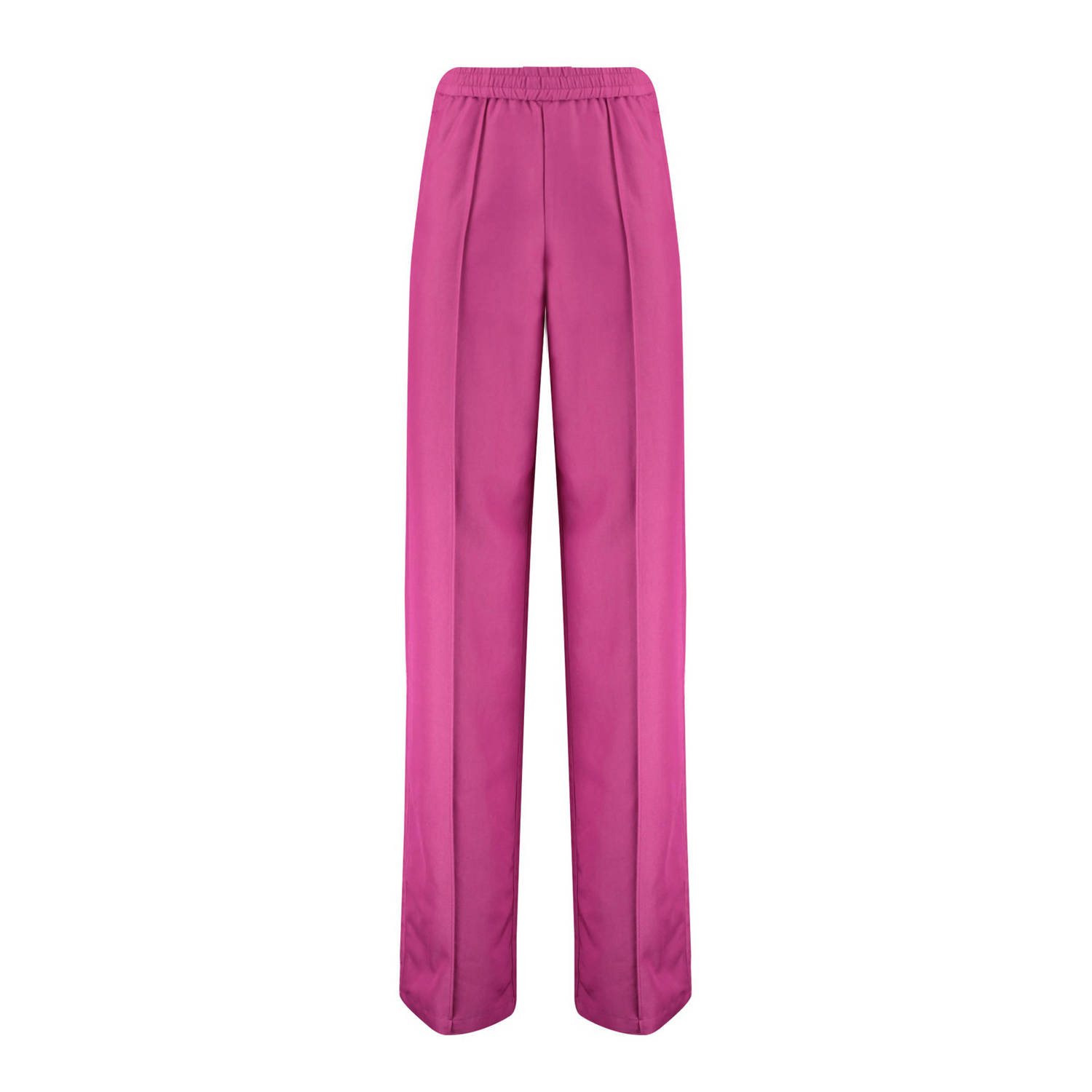 HARPER & YVE high waist straight fit pantalon HANA-PA paars