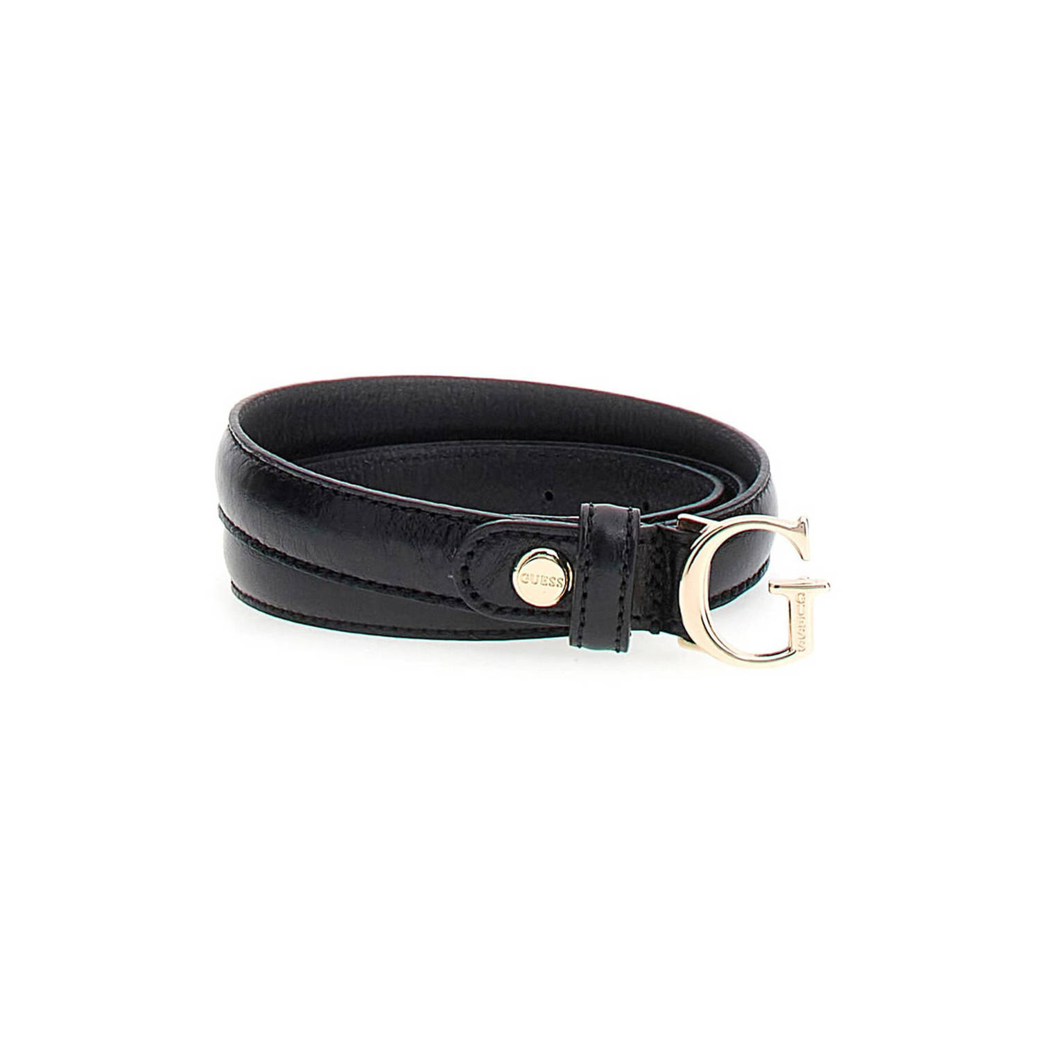 GUESS leren riem zwart