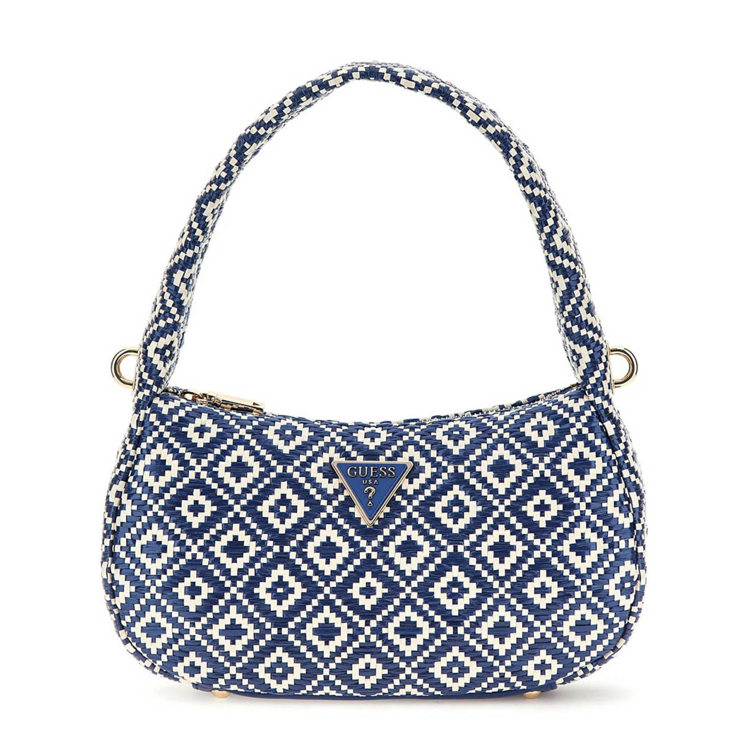 Guess Blauwe Rianee Hobo Handtas Blue Dames