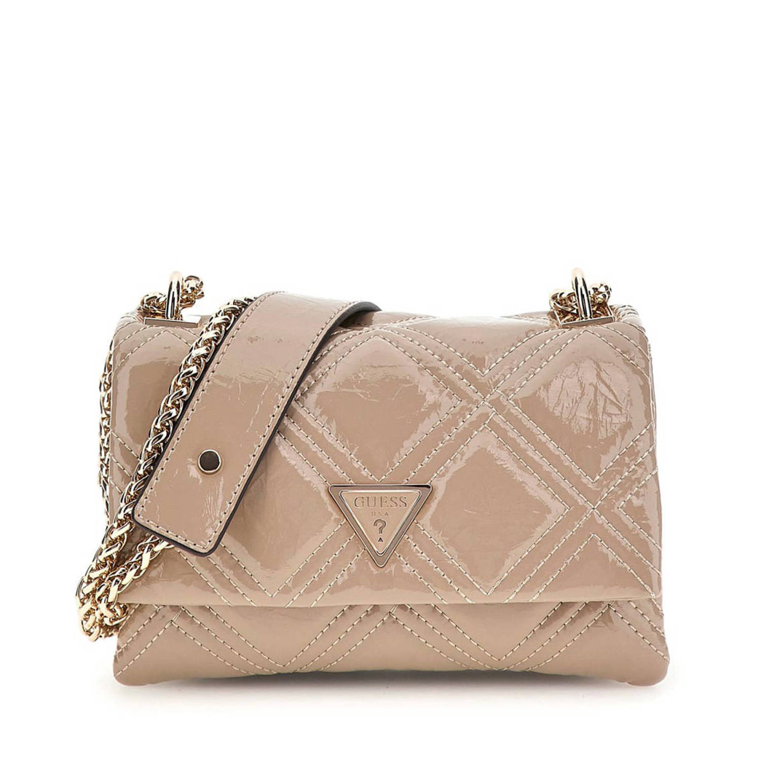 GUESS crossbody tas Deesa taupe