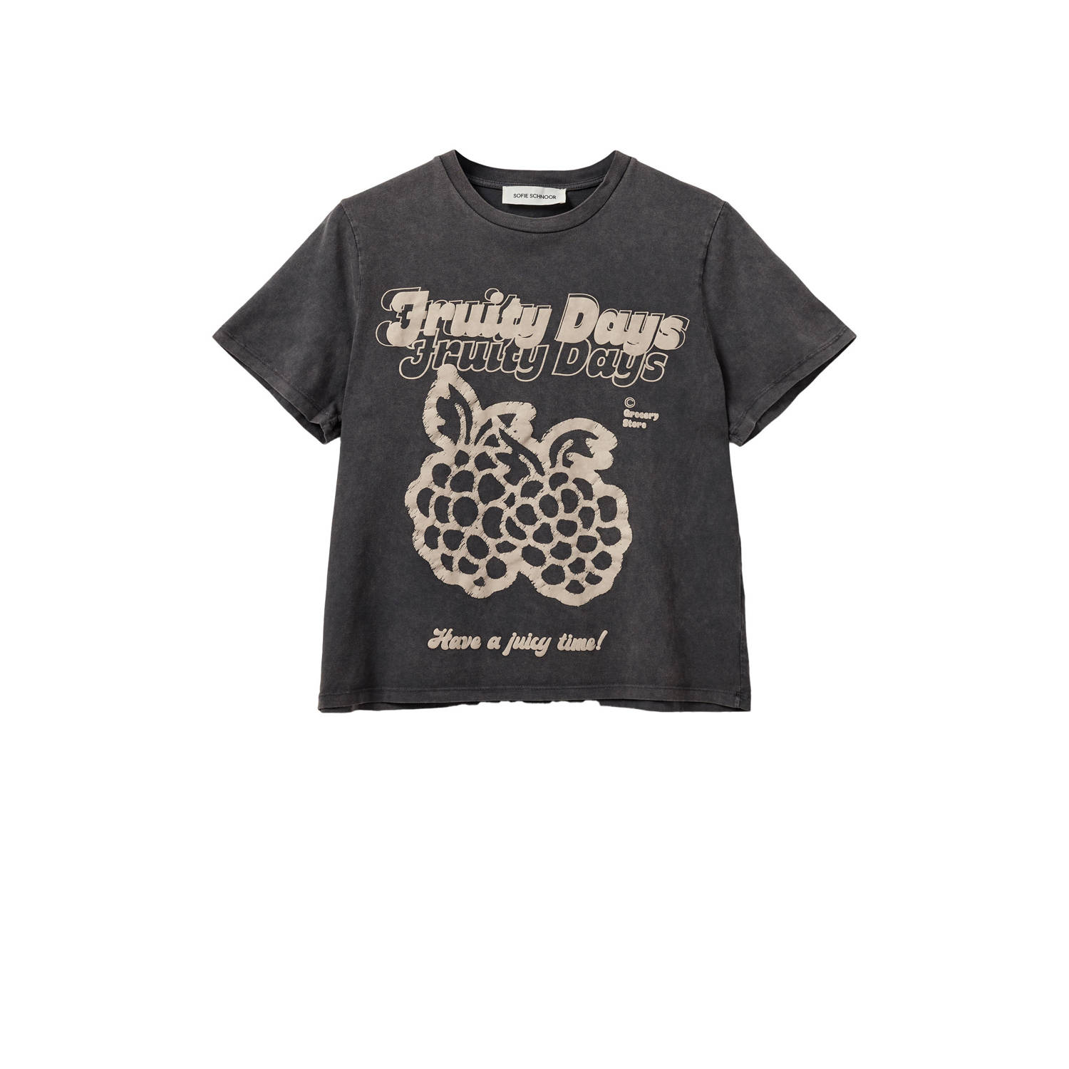 Sofie Schnoor T-shirt met printopdruk zwart