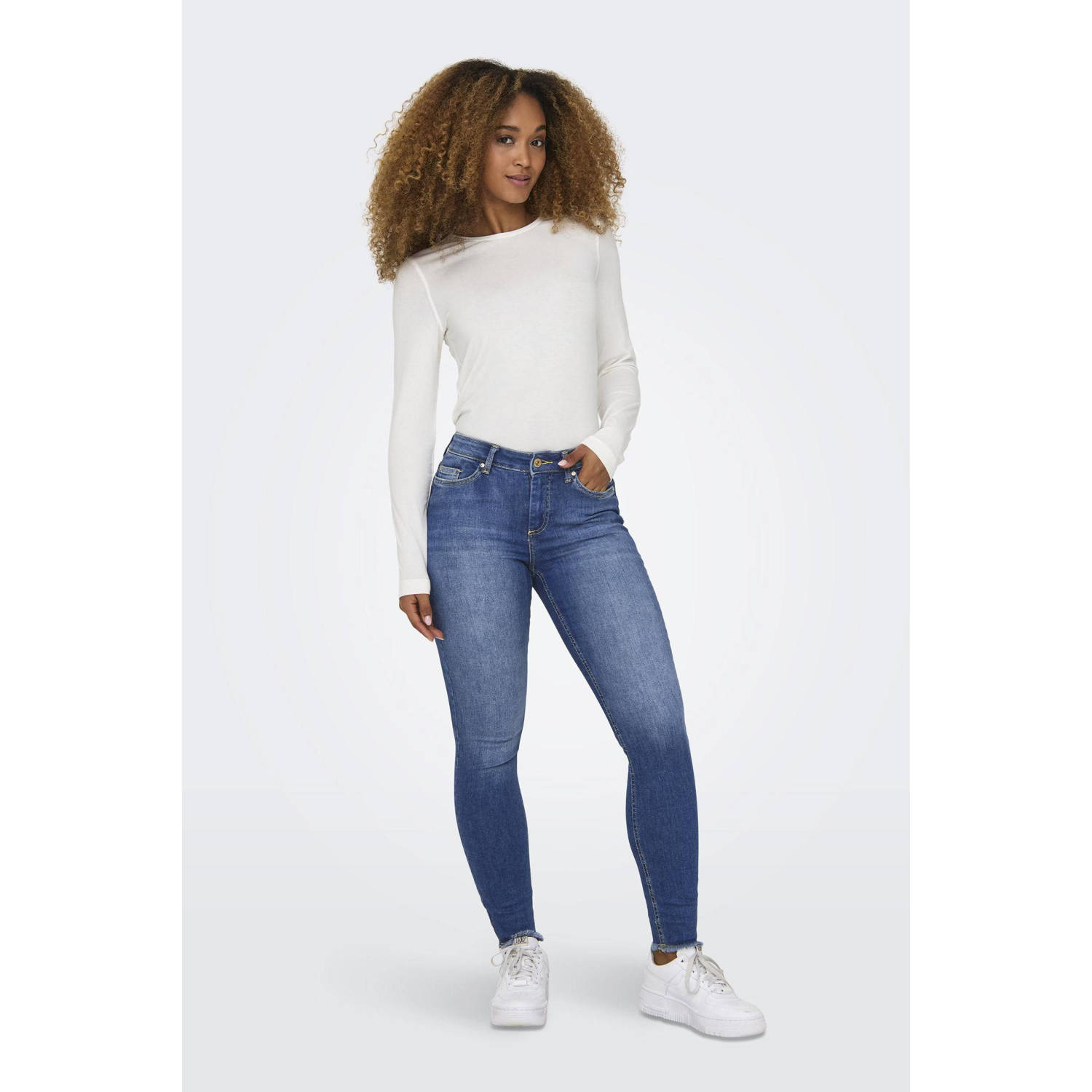 ONLY skinny jeans ONLBLUSH medium blue denim