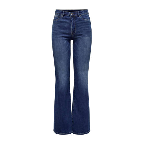ONLY high waist flared jeans ONLROSE medium blue denim
