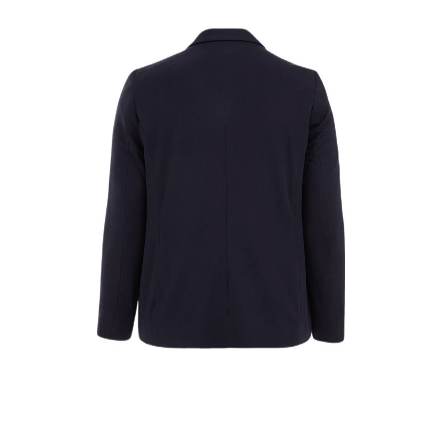 WE Fashion Curve getailleerde blazer marine