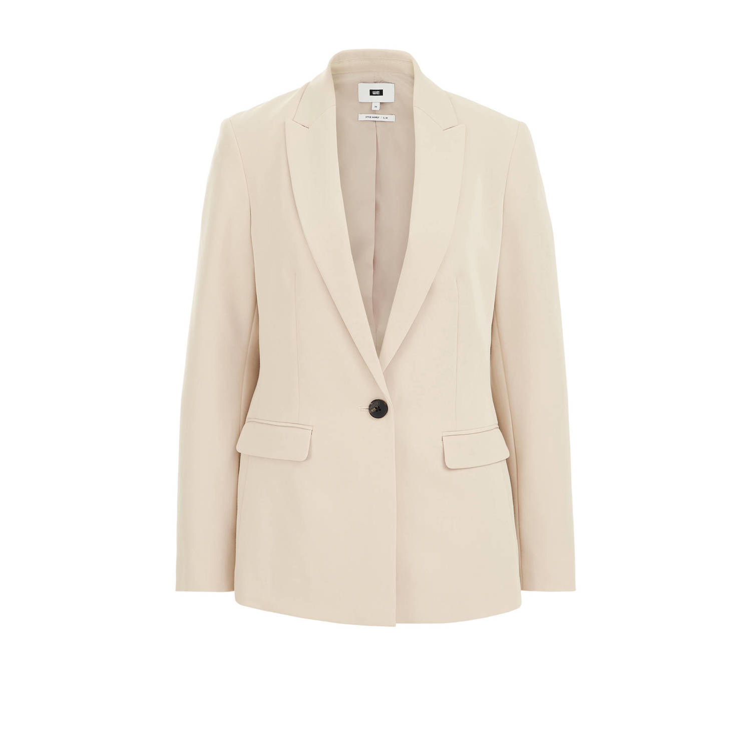 WE Fashion getailleerde blazer zand